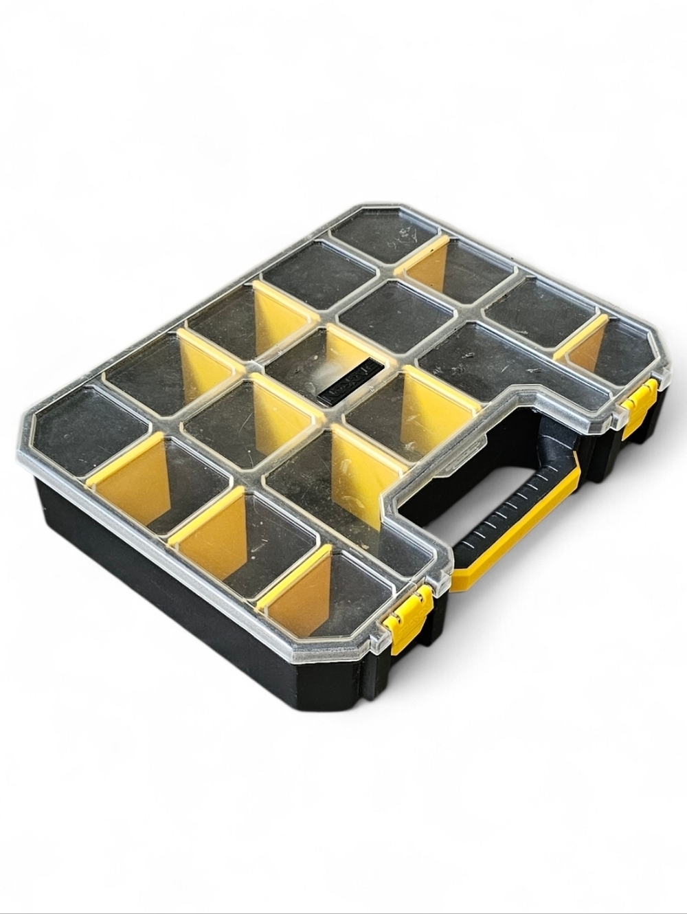 Stack On Adjustable Tool Organizer Storage Case Black Yellow